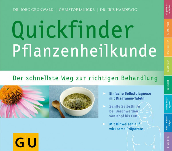 Pflanzenheilkunde Quickfinder: Der schnellste Weg zur richtigen Behandlung. Einfache Selbstdiagnose mit Diagramm-Tafeln. Sanfte Selbsthilfe bei ... (GU Quickfinder Körper, Geist & Seele)