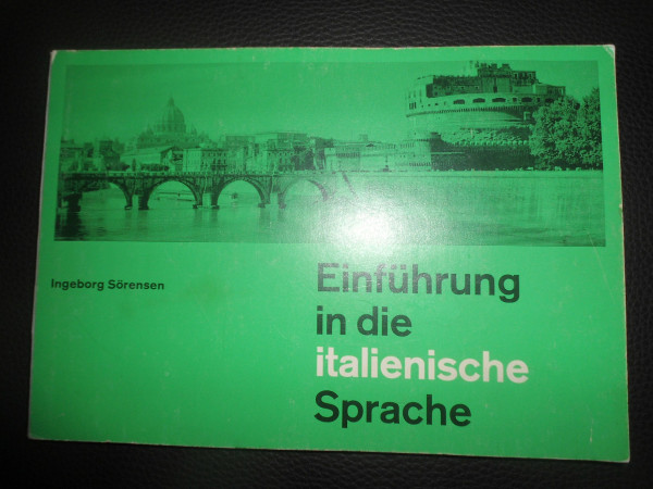Einführung in die italienische Sprache, Lehrbuch und Übungsbuch
