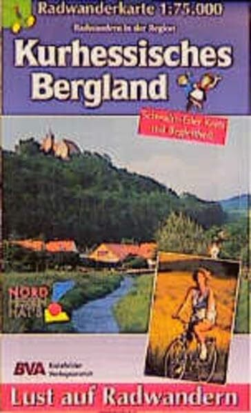 Lust auf Radwandern, Kurhessisches Bergland: Massstab 1:75000