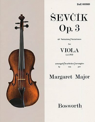 Sevcik for Viola, Opus 3: 40 Variations