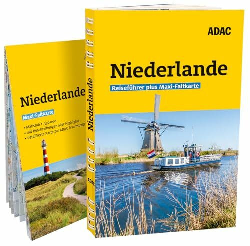 ADAC Reiseführer plus Niederlande: Mit Maxi-Faltkarte und praktischer Spiralbindung