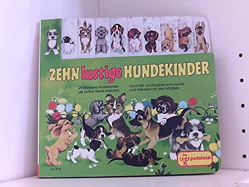 Zehn lustige Hundekinder