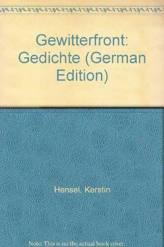 Gewitterfront: Gedichte