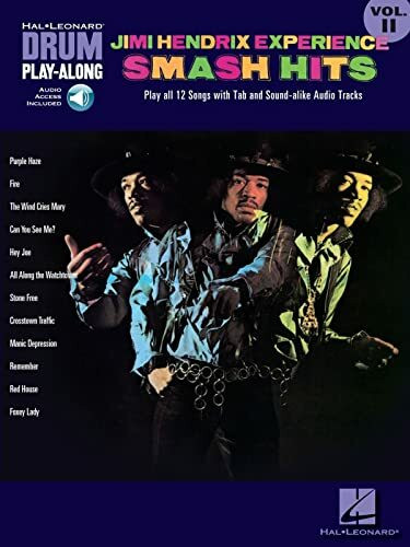 Drum Play-Along Volume 11: Jimi Hendrix - Smash Hits Drums (Book / CD): Play-Along, CD für Schlagzeug