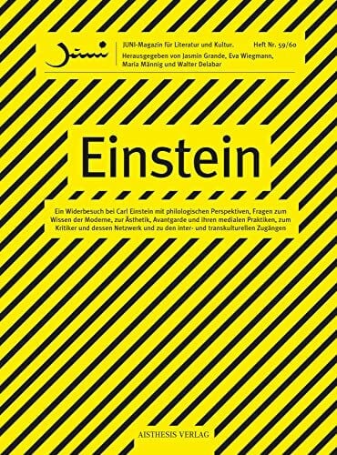 Einstein. Widerbesuch bei einem Avantgardisten: JUNI 59-60 (Juni: Magazin für Literatur und Kultur)