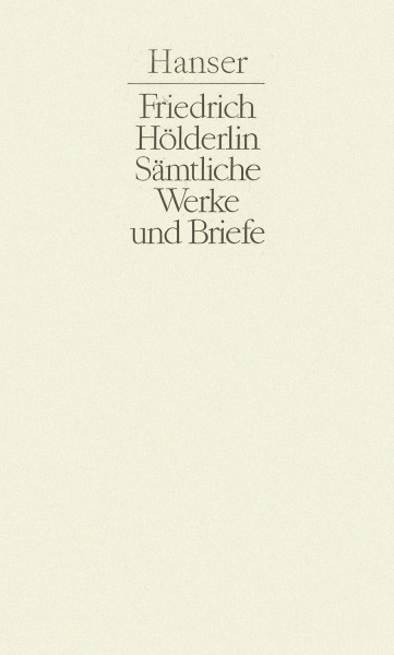 Sämtliche Werke und Briefe, Band 2