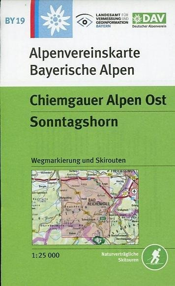 DAV Alpenvereinskarte Bayerische Alpen 19 Chiemgauer Alpen Ost - Sonntagshorn