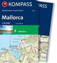 KOMPASS Wanderkarten-Taschenatlas Mallorca