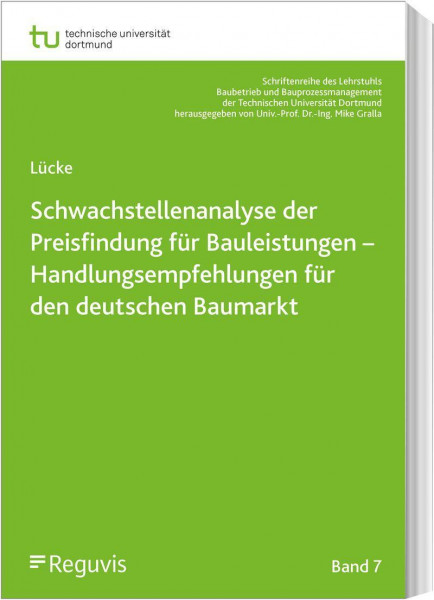 Schwachstellenanalyse der Preisfindung für Bauleistungen