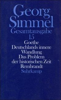 Goethe (1913). Deutschlands innere Wandlung (1914). Das Problem der historischen Zeit (1916). Rembra