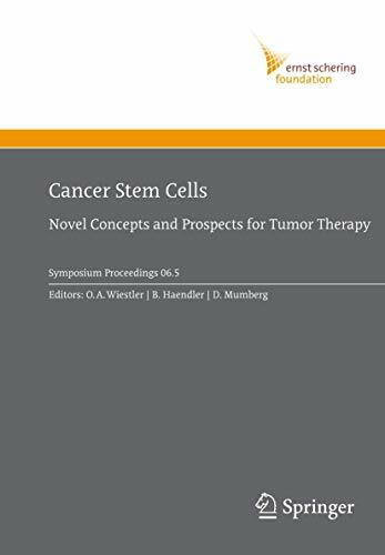 Cancer Stem Cells: Novel Concepts and Prospects for Tumor Therapy (Ernst Schering Foundation Symposium Proceedings, 2006/5)