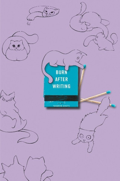 Burn After Writing (Purple with Cats)