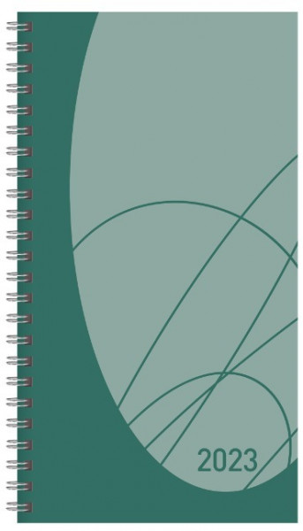 Taschenkalender Modus XL Flexi Colourlux petrol 2023