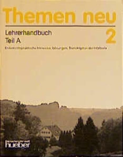 Themen neu 2. Lehrwerk für Deutsch als Fremdsprache: Themen neu, 3 Bde., Lehrerhandbuch (Themen Neu - Level 2)