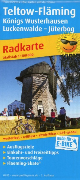 Teltow - Fläming, Königs Wusterhausenm Luckenwalde - Jüterbog 1:100 000