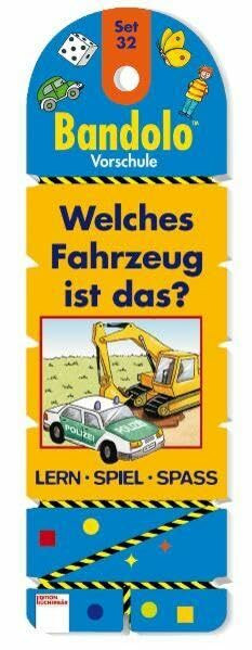 Bandolo Set 32 - Welches Fahrzeug ist das? Lern Spiel Spass - Vorschule