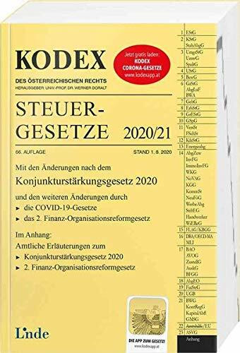 KODEX Steuergesetze 2020/21 (Kodex des Österreichischen Rechts)