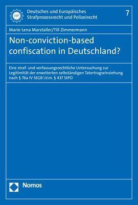 Non-conviction-based confiscation in Deutschland?