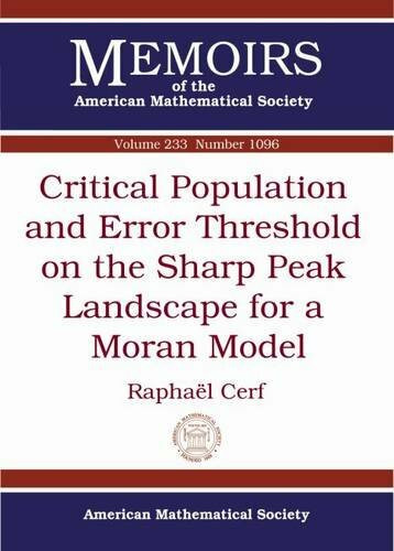 Critical Population and Error Threshold on the Sharp Peak Landscape for a Moran Model (Memoirs of the American Mathematical Society, Band 233)