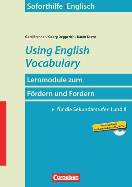Soforthilfe - Englisch: Using English Vocabulary: Buch und Kopiervorlagen mit CD-ROM