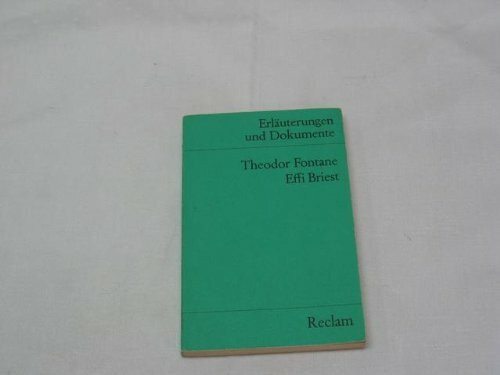 Theodor Fontane, Effi Briest.