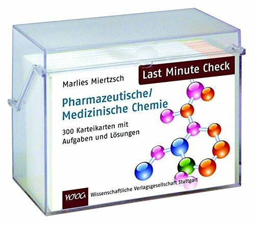 Last Minute Check - Pharmazeutische/Medizinische Chemie: 300 Karteikarten mit Aufgaben und Lösungen