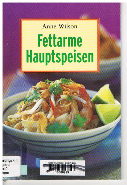 Fettarme Hauptspeisen. Mini-Kochbücher