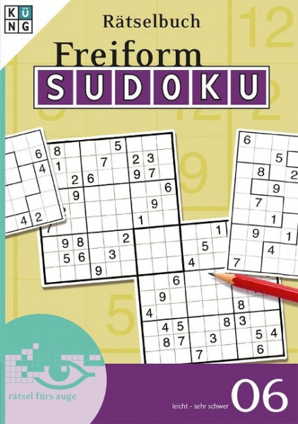 Freiform-Sudoku Rätselbuch 06