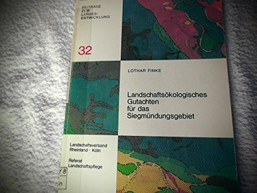 Landschaftsökologisches Gutachten für das Siegmündungsgebiet