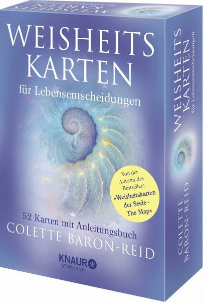 Weisheitskarten für Lebensentscheidungen: 52 Karten mit Anleitungsbuch | Kraftvolle Impulse durch die Orakelkarten der Bestsellerautorin