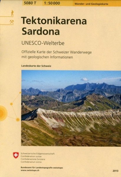 Swisstopo 1 : 50 000 Tektonikarena Sardona