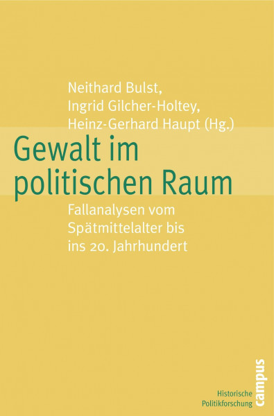 Gewalt im politischen Raum: Fallanalysen vom Spätmittelalter bis ins 20. Jahrhundert (Historische Politikforschung, 15)
