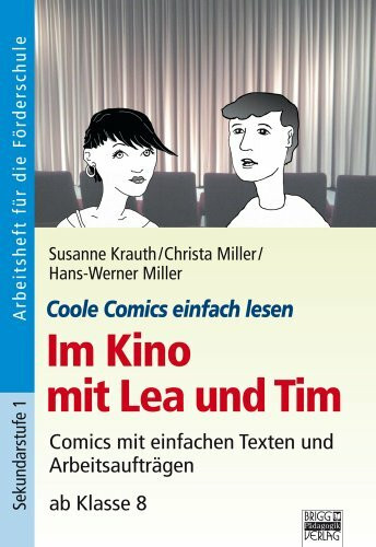 Coole Comics einfach lesen: Im Kino mit Lea und Tim: Arbeitsheft