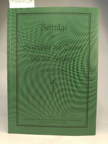 Beiträge zur Geschichte des Darsses und des Zingstes