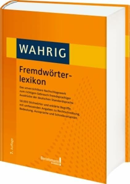 WAHRIG Fremdwörterlexikon WAHRIG Fremdwörterlexikon