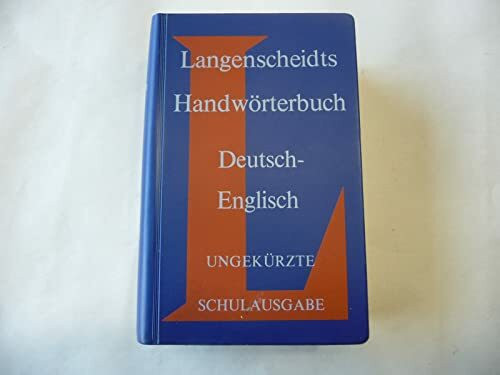 Langenscheidts Großes Schulwörterbuch, Deutsch-Englisch
