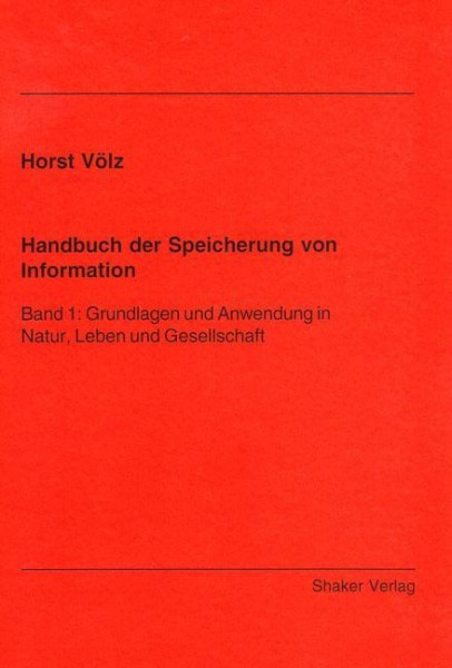 Handbuch der Speicherung von Information