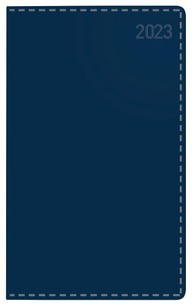 Buchkalender Daily Timer Compact Tizio dunkelblau 2023