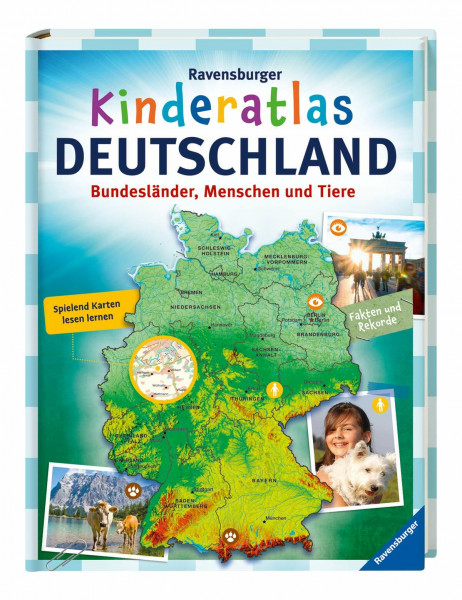 Ravensburger Kinderatlas Deutschland: Bundesländer, Menschen und Tiere