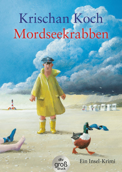 Mordseekrabben: Ein Insel-Krimi | Die perfekte Urlaubslektüre | Humorvoller Nordsee-Krimi – dtv Großdruck (Thies Detlefsen & Nicole Stappenbek, Band 2)