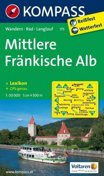 Mittlere Fränkische Alb 1 : 50 000