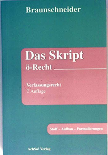 Ö-Recht (Das Skript)