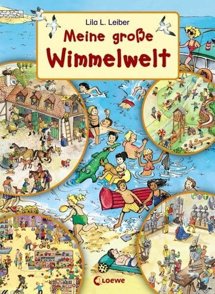 Meine große Wimmelwelt: Suchbuch für Kinder ab 3 Jahre (Wimmelbilderbücher)