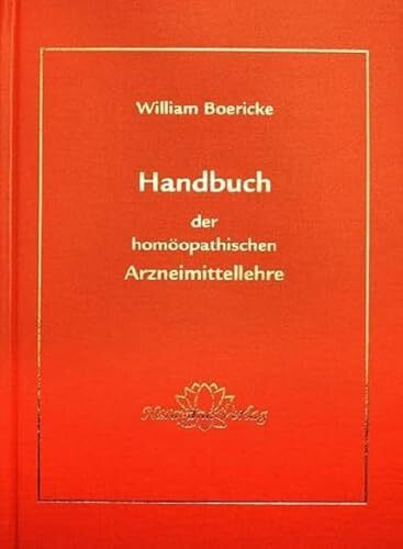Handbuch der homöopatischen Arzneimittellehre