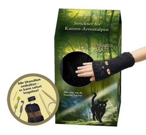 Warrior Cats - Strickset für Katzen-Armstulpen