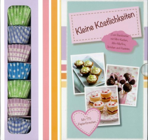 Kleine Köstlichkeiten mit Liebe gebacken: Zwei Backbücher mit Mini-Kuchen, Mini-Muffins, Törtchen und Pasteten