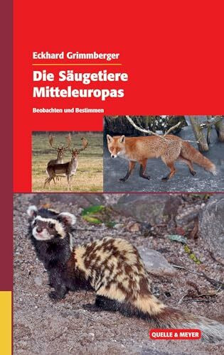 Die Säugetiere Mitteleuropas: Beobachten und Bestimmen (Quelle & Meyer Bestimmungsbücher)