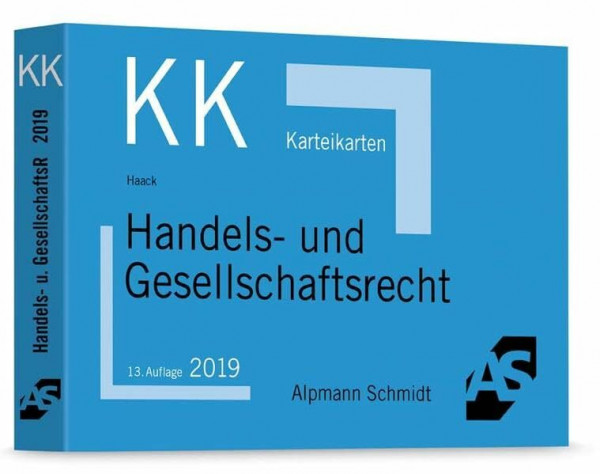 Karteikarten Handels- und Gesellschaftsrecht