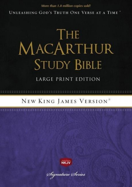 MacArthur Study Bible-NKJV-Large Print