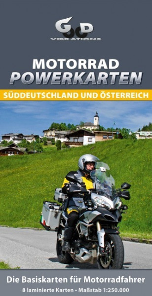 Motorrad Powerkarten Süddeutschland und Österreich